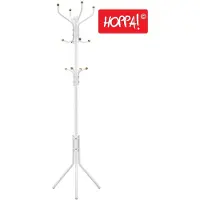 Hoppa! - Staande kapstok - 12 haken - wit - ijzer - 45 x 45 x 183 cm (B x D x H)
