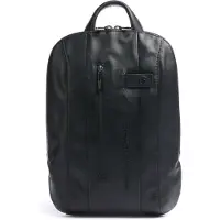 Piquadro Urban Dagrugzak Leder 39 cm Laptopvak zwart