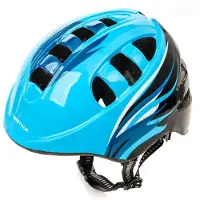 Meteor beschermhelm, kinderhelm, fietshelm, schaatshelm, MA-2 kinderfietshelm, maat S (48-52 cm), kleur blauw