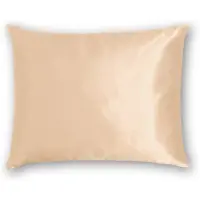 Silk Heaven Zijden Kussensloop Peach Blush - 19MM - - Kussensloop 45x65cm (voor ergonomische kussens 40x60cm) / Hotelsluiting