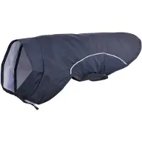 vidaXL Hondenregenjas met reflecterende strips polyester blauw XS