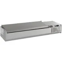 CombiSteel Opzetkoelvitrine Met RVS Deksel - 9x 1/3 GN - 2000x395x225mm