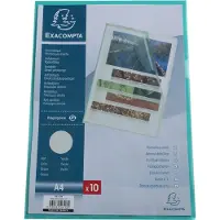 Exacompta L-map A4 Groen PP (Polypropeen) 120 micron 100 Stuks