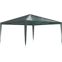 The Living Store Partytent "Profi", 4x4 meter, groen, 90 g/m²