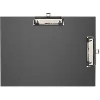 Exacompta 10x Klemplaat in gecoat papier - dubbele klem - 23x32cm voor A4 - Zwart - 18271E