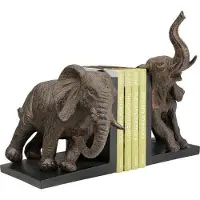 Kare design Boekensteun Elephants 25