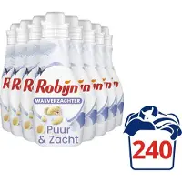 Robijn Puur & Zacht Wasverzachter - 8 x 30 wasbeurten - Voordeelverpakking
