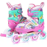 Equivera Rolschaatsen Meisjes - Skeelers Meisjes - Rolschaatsen Kinderen - Cadeautip voor uw kind!
