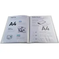 Exacompta Showalbum 85460E A4 Crystal 40 hoezen 12 Stuks