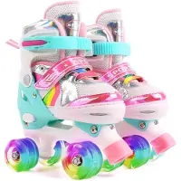 Equivera Rolschaatsen Meisjes - Skeelers Meisjes - Rolschaatsen Kinderen - Cadeautip voor uw kind!
