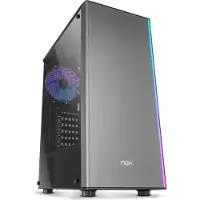 NOX ATX Semi-toren doos Nox Infinity Omega RGB LED RGB Zwart Grijs