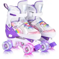 Equivera Rolschaatsen Meisjes - Skeelers Meisjes - Rolschaatsen Kinderen - Cadeautip voor uw kind!