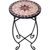OEM Bijzettafel Buiten - Bijzettafel Tuin - Salontafel Buiten - Salontafel Tuin - Koffietafel Buiten - Voor Binnen en Buiten - Must Have Voor Jouw Tuin!