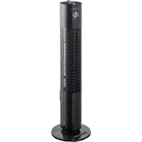 Equivera Torenventilator - Staande Ventilator met Afstandsbediening - Kolomventilator - Verschillende Snelheden - Timer - Ventilator Staand