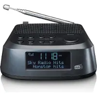 Equivera Wekkerradio Op Netstroom - Klokradio - Wekkerradio - Klokradio Met Wekker - Wekkerradio Dab - Wekker Dab Radio