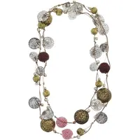 Behave – Lange ketting dames – Munt & kralenlook – Boho festivalstijl