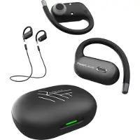 PowerLocus Free X - Open-Ear Koptelefoon - Draadloze Oordopjes - Bluetooth 5.3 - Draadloze oortjes - Waterproof Sport Oortjes - Universeel - Zwart