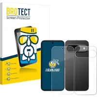 BROTECT Screenprotector voor Google Pixel 9 (Voor+Achter) Beschermglas transparant