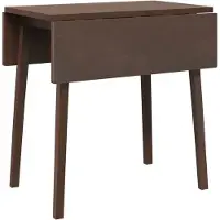 vidaXL Eettafel bruin massief hout rubber