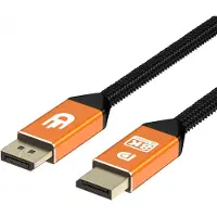 Drivv. Displayport Kabel - 8K 60Hz - 4K 144Hz - 32.4Gbps - Displayport 1.4 - DP Kabel - 1 meter - Oranje
