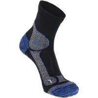 Hanwag Wandelsok Unisex Hike-Merino Socke Black Royal Blue-Schoenmaat 42 - 44