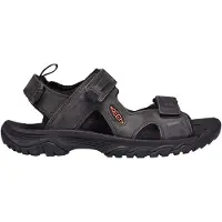 Keen Sandaal Men Targhee III Open Toe Sandal Grey Black-Schoenmaat 44,5