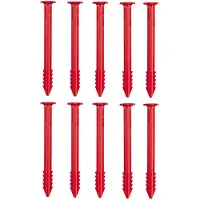 Swiss Piranha Tentharingen Ultralight RT120 (set of 10) (Maat - 120 mm, Kleur - RED)