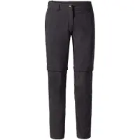 Vaude - Women's Farley Stretch Zip Off Pants II - Trekkingbroek 48 - Long, zwart