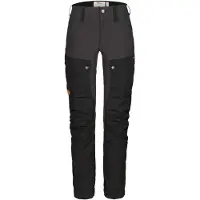 Fjällräven - Women's Keb Trousers - Trekkingbroek 46 - Short, zwart