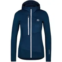Ortovox - Women's Fleece Grid Hoody - Fleecevest XL, blauw