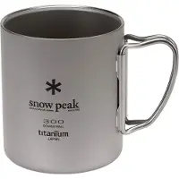 Snow Peak Dubbelwandige titanium mok 300
