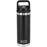 Yeti Thermofles met Chug Cap draaidop 532ml Rambler 'Black'
