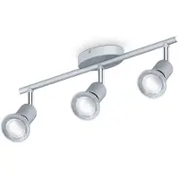 B.K.Licht Plafondlamp 3-vlamige led plafondspot, draaibaar, ip20, neutraalwit