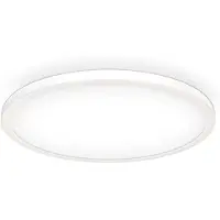 B.K.Licht Scherm Plafondlamp, dimbaar, ultra-dun, indirect licht, neutraal wit