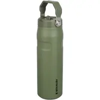 Stanley The AeroLight IceFlow Bottle Flip Straw 2.0 24oz, Dried Pine 10-11283-179 thermosfles met rietje, 700 ml