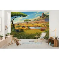 Komar Kinderbehang Disney The Lion King Savanna (1 stuk)
