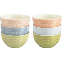 Staub Set van 6 Keramische Kommen 12 cm Macaron