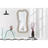 Invicta Design wandspiegel ALICE II 100cm pastel grijs - 43164