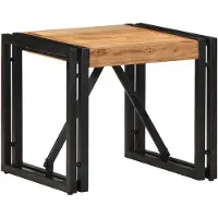 vidaXL Salontafel 40x40x35 cm massief acaciahout