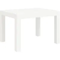 vidaXL Tuintafel 59x47x40 cm PP wit