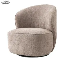 Tower Living Draaifauteuil Belvi - Roze Stof - 79x76x81cm