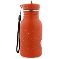 Trixie Drinkfles - Mr. Parrot - RVS Waterfles voor kinderen - 350ml - Lekvrije Fles - Rood