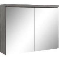 Badplaats Badkamerkast paso 80 x 20 x 60 cm grijs spiegelkast badkamer