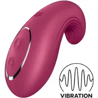 Satisfyer Dipping Delight - clitoris vibrator - oplaadbaar - rood