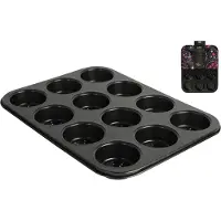 Gusta - Muffin bakvorm - Geperforeerd - 12-vaks