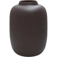 Vase the World Vaas Artic | Small | Matt Earth - Mat Donker Bruin | mond geblazen glas | Ø21 x H29 cm