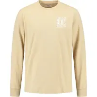 Shiwi Shirt 'Noah' lichtbeige / wit