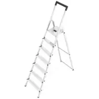 Hailo L40 Trap 7-treeds Alu (6+bordes) Zilver zilver Aluminium Trap