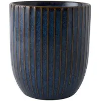 Dutch rose Sapphire beker 26cl blauw 4st blauw Aardewerk Beker
