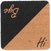 Esschert Design Deurmat Kokos Hi Bye Bruin bruin Kokosvezel